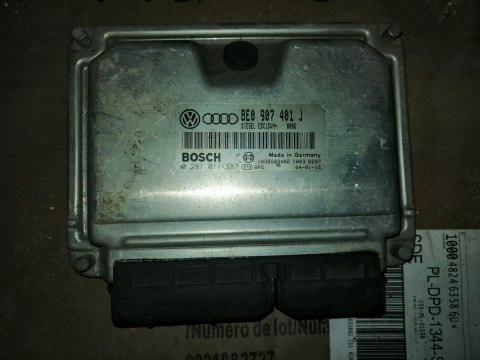 8E0907401J 0281011387 STEROWNIK SILNIKA AUDI VW